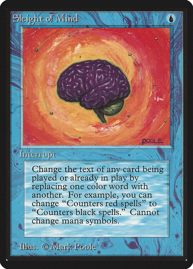 Sleight of Mind [Beta Edition] Magic: The Gathering