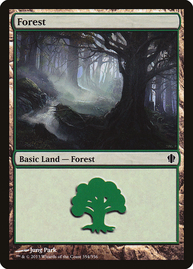 Forest (354) [Commander 2013] Magic: The Gathering