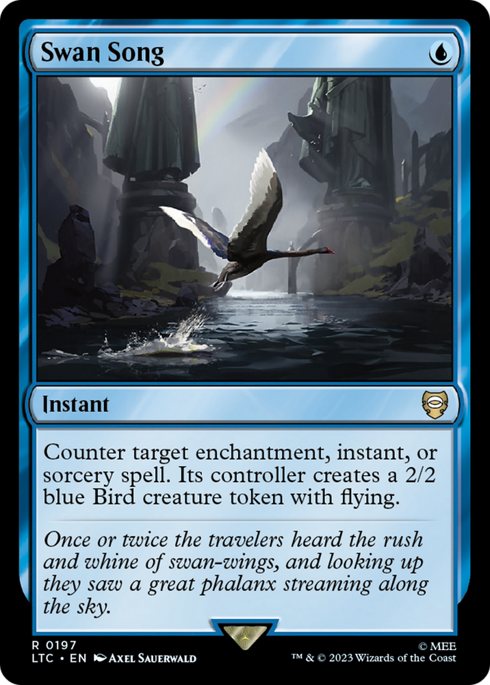 Swan Song [The Lord of the Rings: Tales of Middle-Earth Commander] Magic: The Gathering