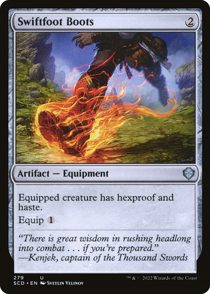 Swiftfoot Boots [Starter Commander Decks] Magic: The Gathering