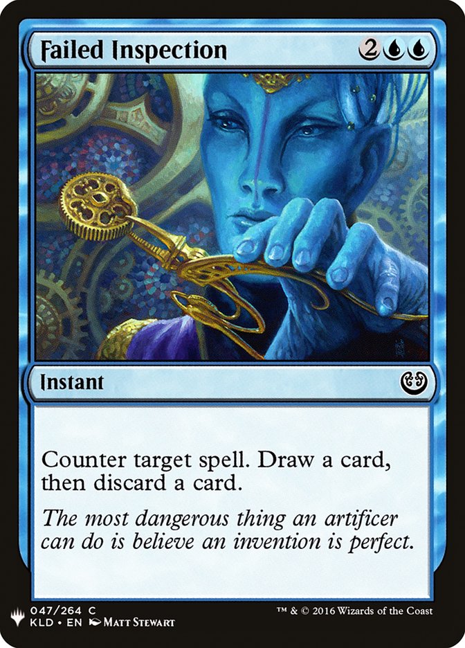 Failed Inspection [Mystery Booster] Magic: The Gathering