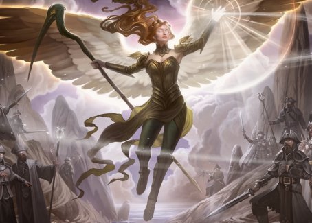 Sigarda's Splendor Art Card [Innistrad: Midnight Hunt Art Series] Magic: The Gathering