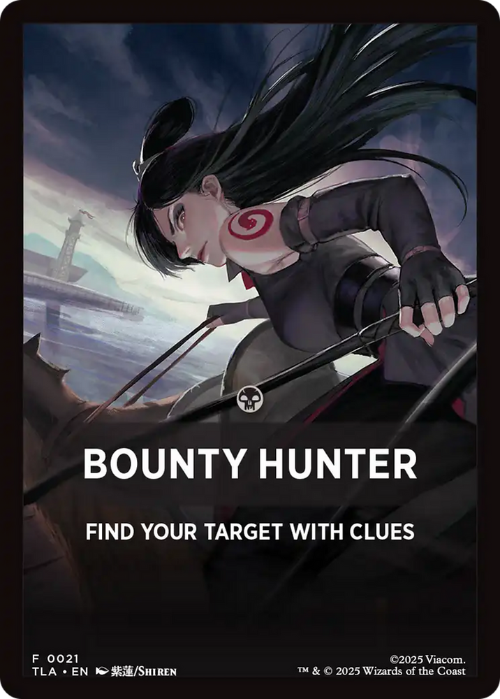 Bounty Hunter Theme Card [Avatar: The Last Airbender Tokens] Magic: The Gathering