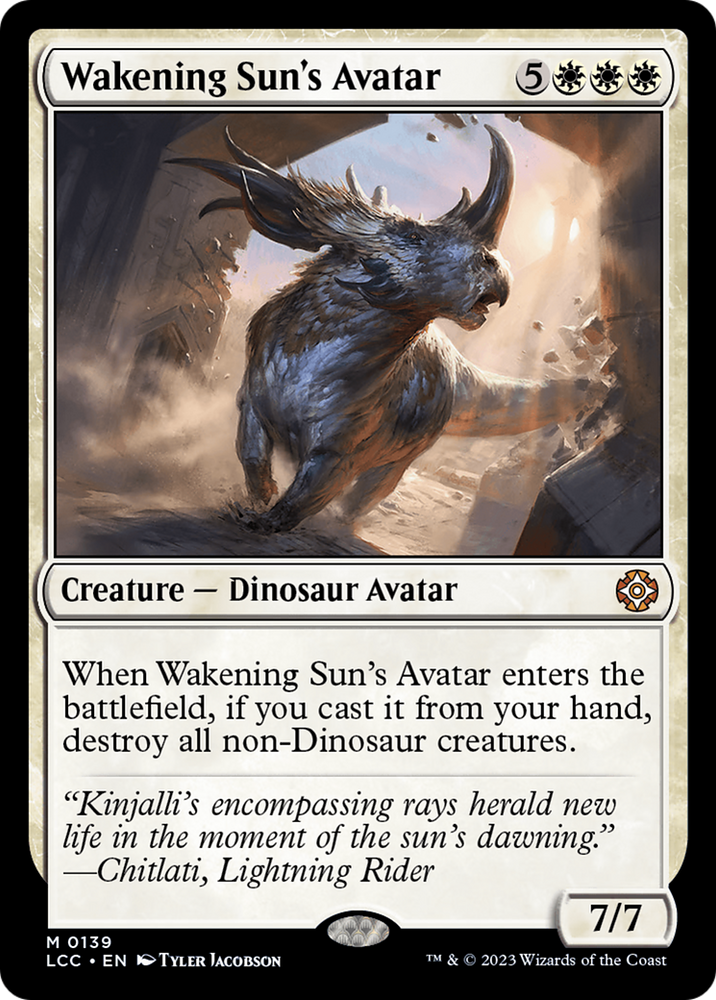 Wakening Sun's Avatar [The Lost Caverns of Ixalan Commander] Magic: The Gathering