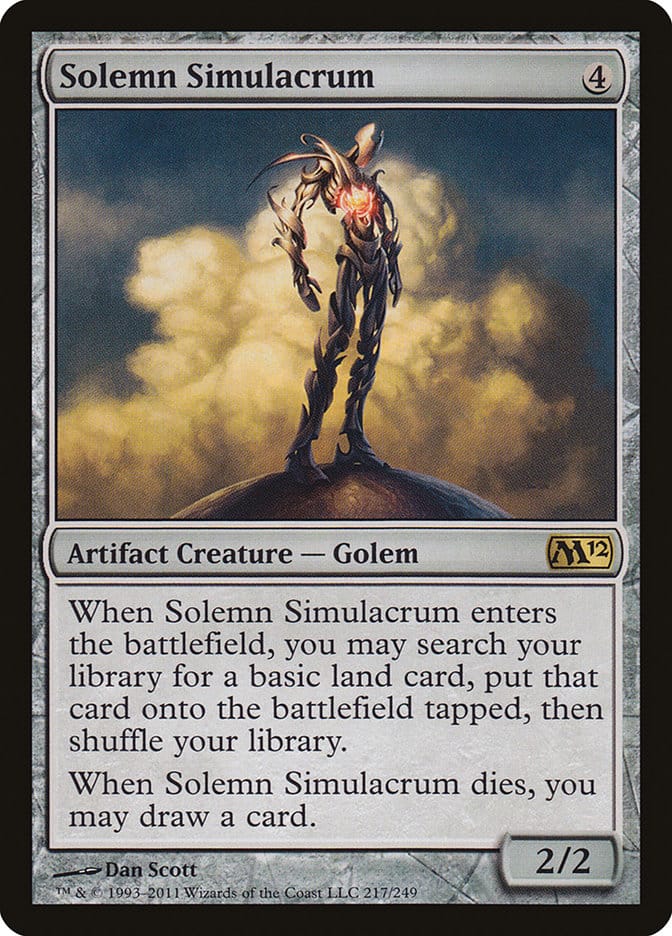 Solemn Simulacrum [Magic 2012] Magic: The Gathering