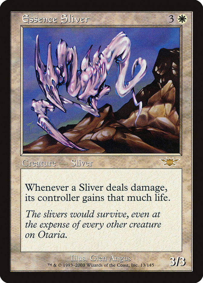 Essence Sliver [Legions] Magic: The Gathering