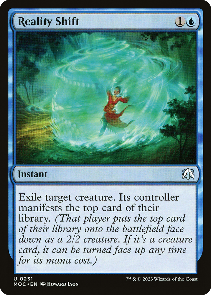 Reality Shift [March of the Machine Commander] Magic: The Gathering