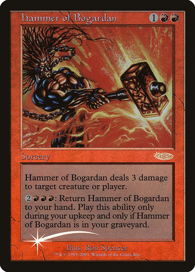 Hammer of Bogardan [Judge Gift Cards 2002] Magic: The Gathering