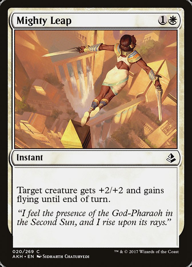 Mighty Leap [Amonkhet] Magic: The Gathering