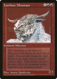 Hurloon Minotaur (Oversized) [Oversize Cards] Magic: The Gathering
