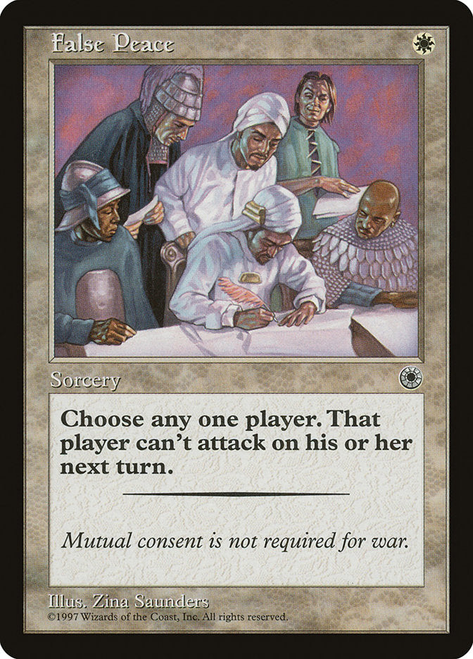 False Peace [Portal] Magic: The Gathering