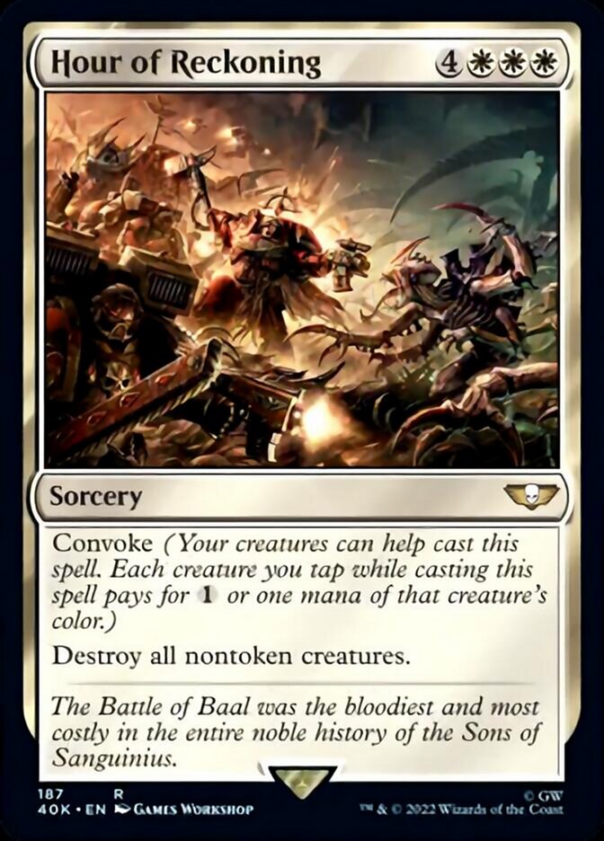 Hour of Reckoning [Warhammer 40,000] Magic: The Gathering