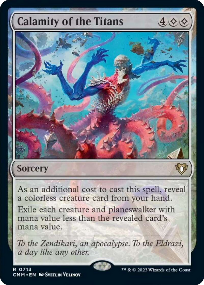 Calamity of the Titans [Commander Masters] Magic: The Gathering