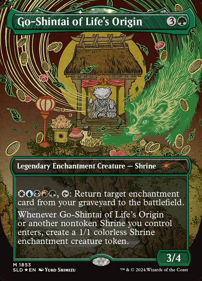 Go-Shintai of Life's Origin (Display Commander) - Thick Stock [Secret Lair Drop Series] Magic: The Gathering