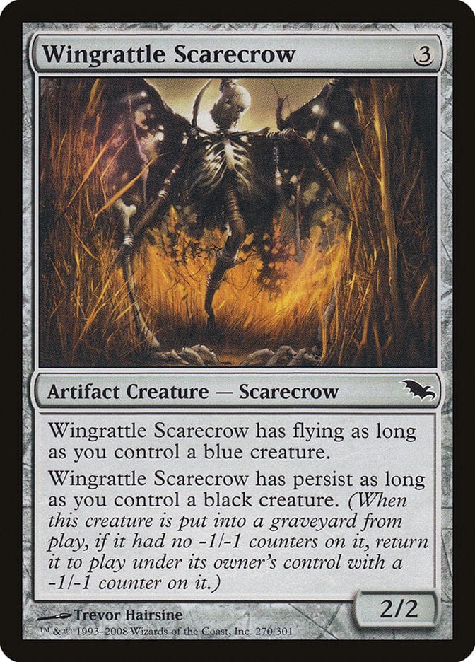 Wingrattle Scarecrow [Shadowmoor] Magic: The Gathering