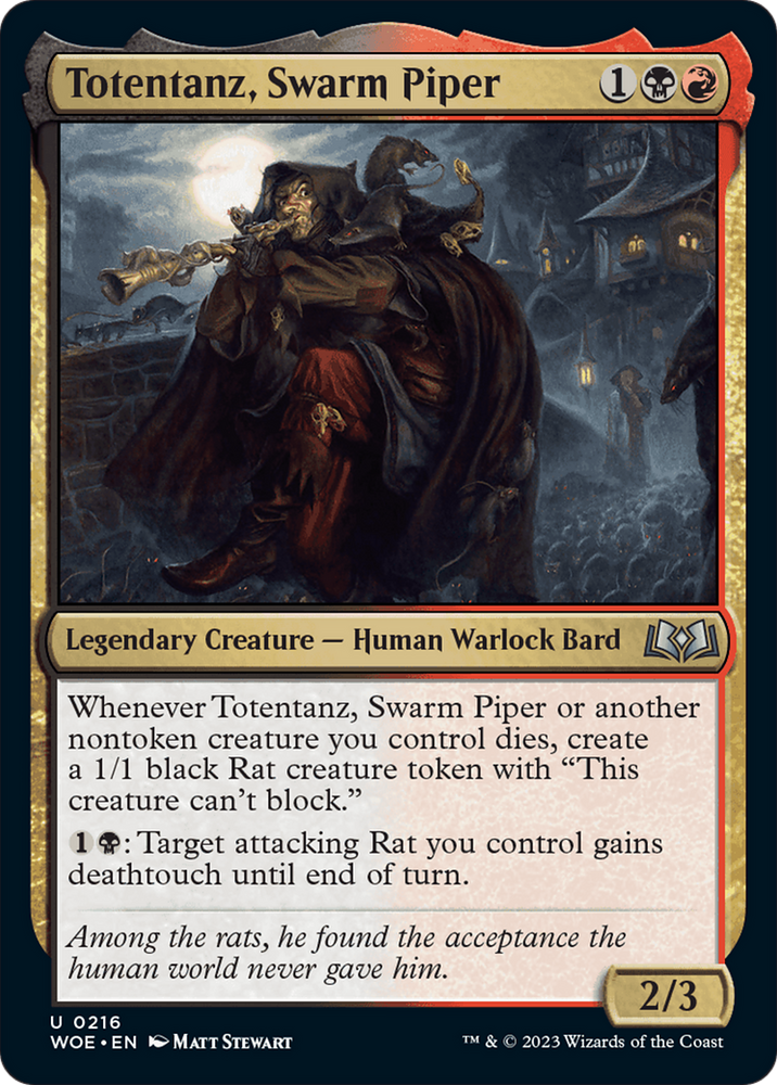 Totentanz, Swarm Piper [Wilds of Eldraine] Magic: The Gathering