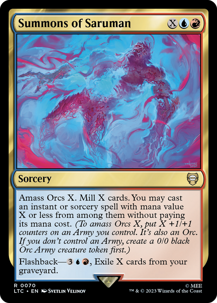 Summons of Saruman [The Lord of the Rings: Tales of Middle-Earth Commander] Magic: The Gathering