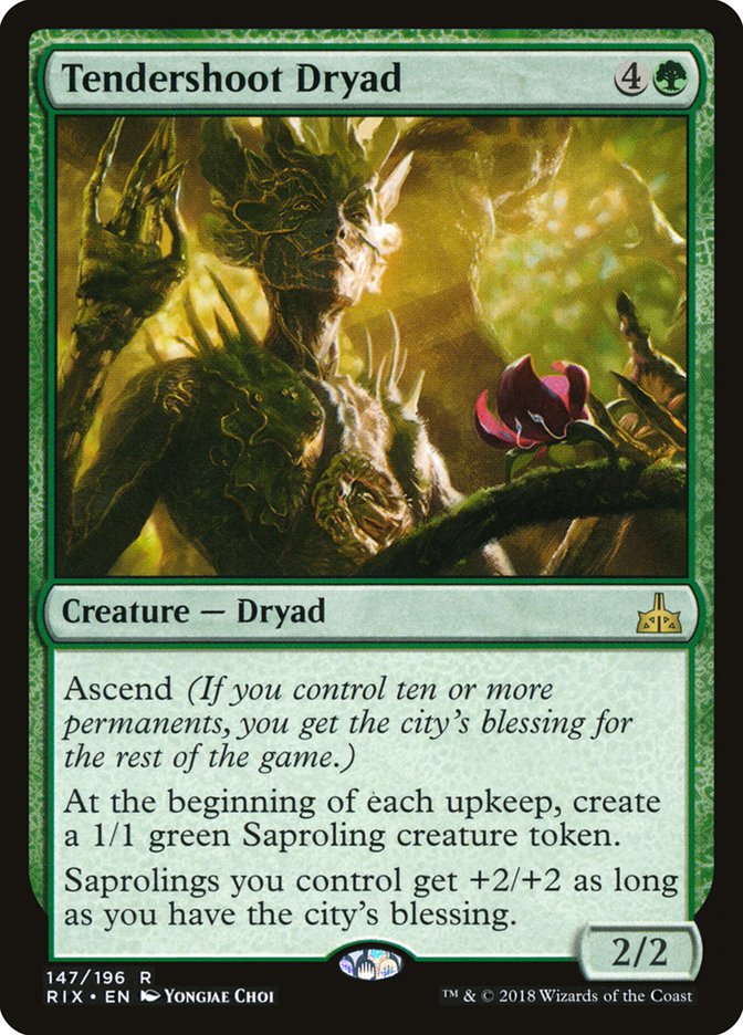 Tendershoot Dryad [Rivals of Ixalan] Magic: The Gathering