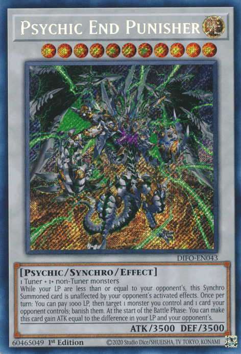 Psychic End Punisher [DIFO-EN043] Secret Rare