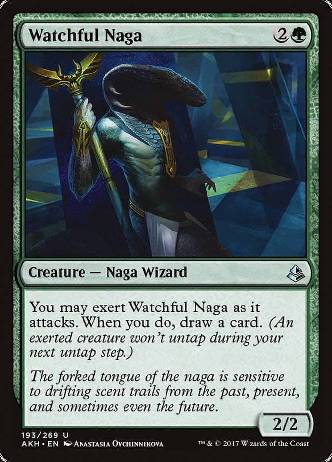 Watchful Naga [Amonkhet] Magic: The Gathering