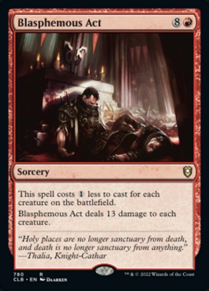 Blasphemous Act [Commander Legends: Battle for Baldur's Gate] Magic: The Gathering