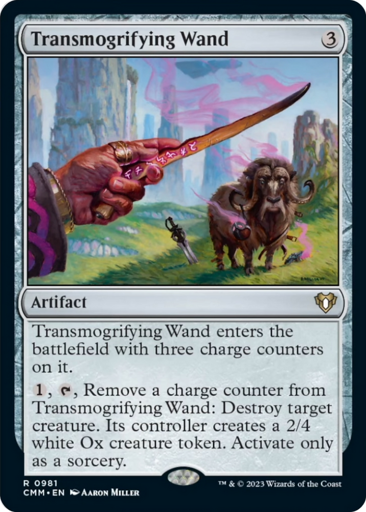 Transmogrifying Wand [Commander Masters] Magic: The Gathering