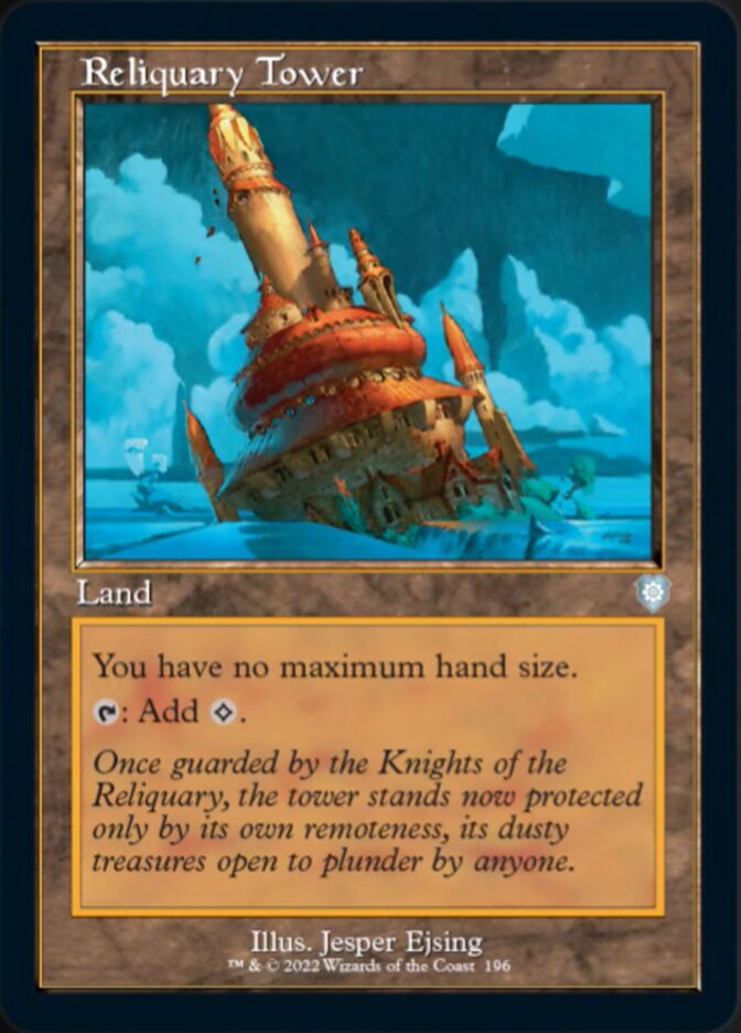 Reliquary Tower (Retro) [The Brothers' War Commander] Magic: The Gathering