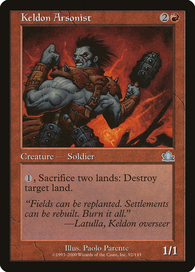 Keldon Arsonist [Prophecy] Magic: The Gathering