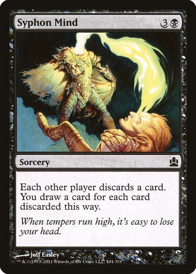 Syphon Mind [Commander 2011] Magic: The Gathering