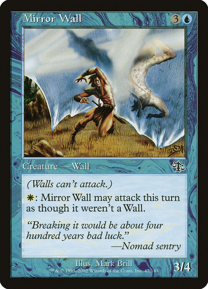 Mirror Wall [Judgment] Magic: The Gathering