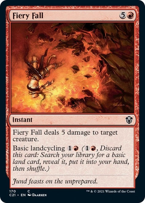Fiery Fall [Commander 2021] Magic: The Gathering