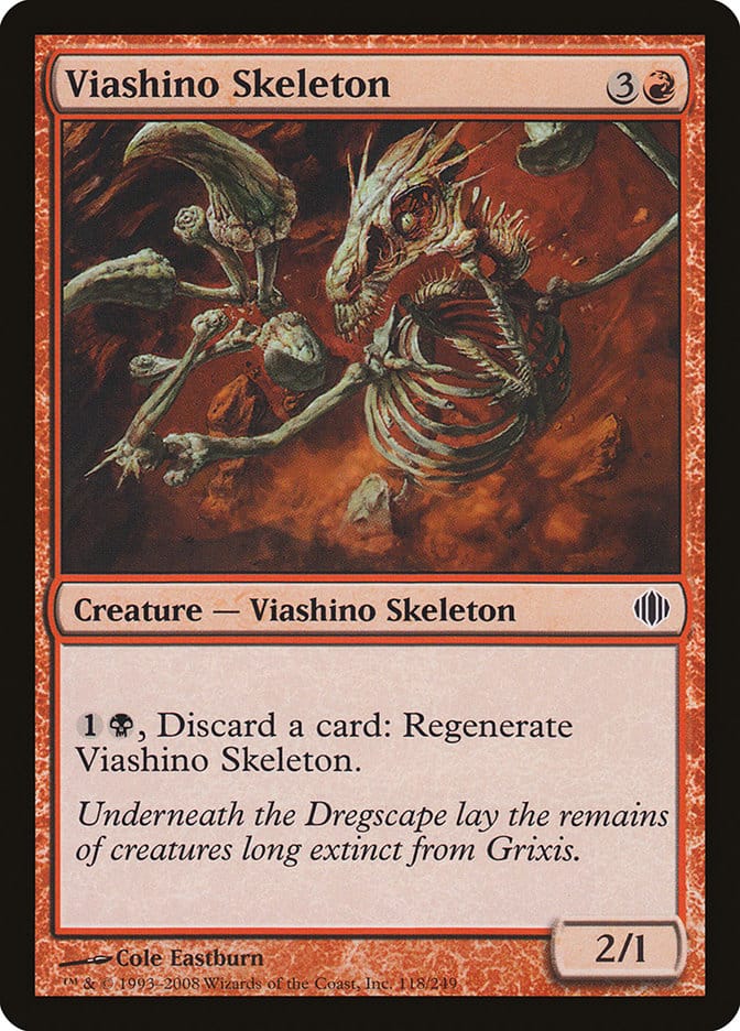 Viashino Skeleton [Shards of Alara] Magic: The Gathering