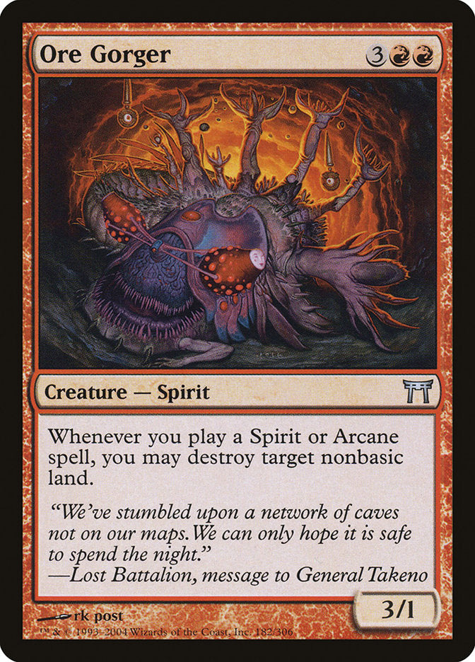 Ore Gorger [Champions of Kamigawa] Magic: The Gathering