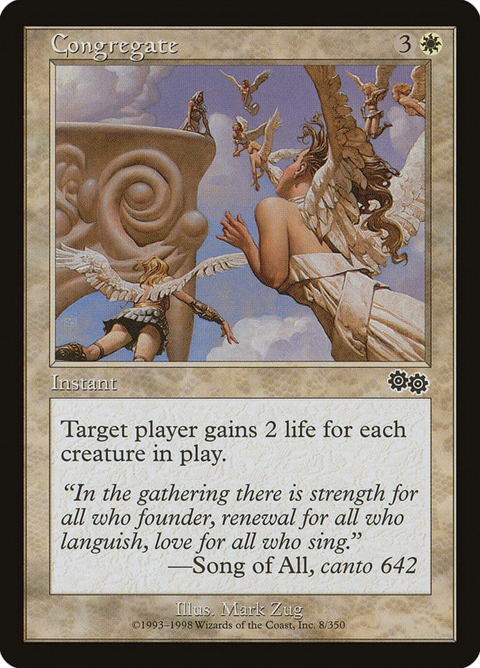 Congregate [Urza's Saga] Magic: The Gathering