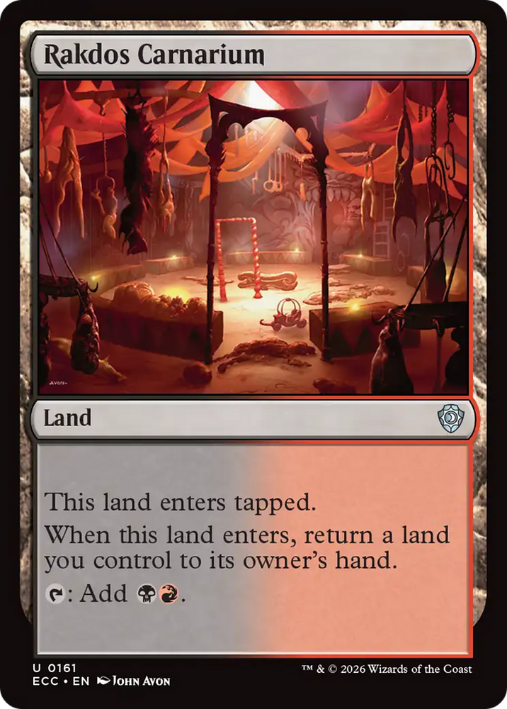Rakdos Carnarium [Lorwyn Eclipsed Commander] Magic: The Gathering