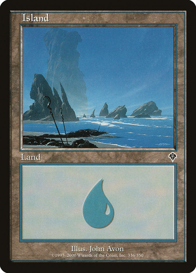 Island (336) [Invasion] Magic: The Gathering
