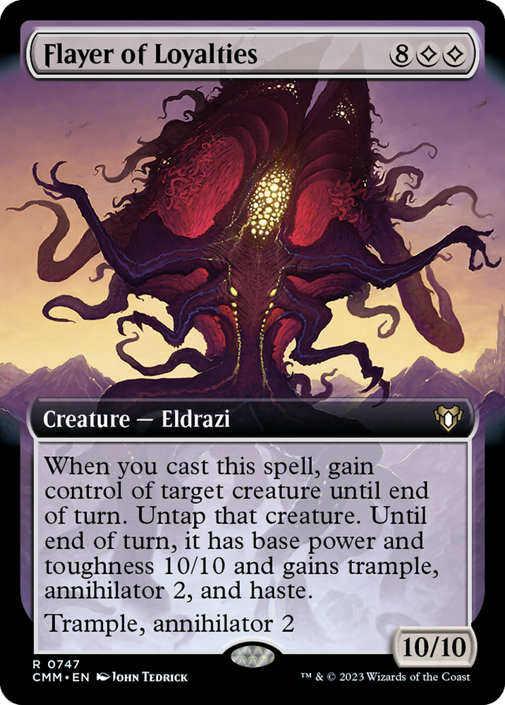 Flayer of Loyalties (Extended Art) [Commander Masters] Magic: The Gathering