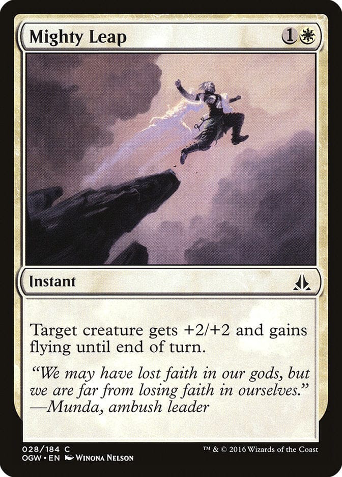 Mighty Leap [Oath of the Gatewatch] Magic: The Gathering
