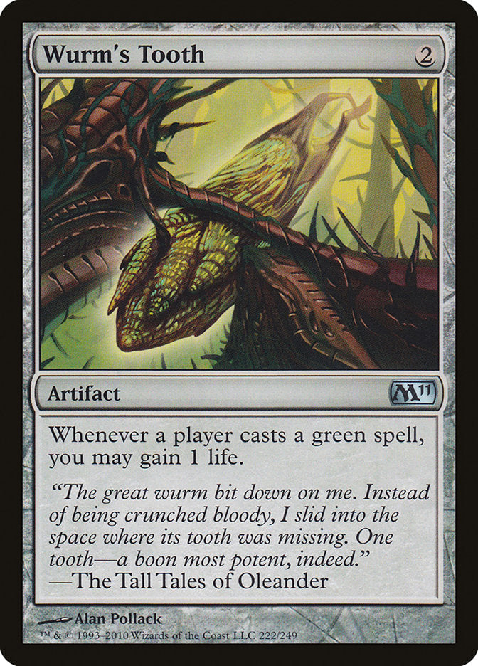 Wurm's Tooth [Magic 2011] Magic: The Gathering
