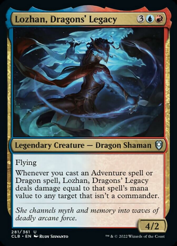 Lozhan, Dragons' Legacy [Commander Legends: Battle for Baldur's Gate] Magic: The Gathering