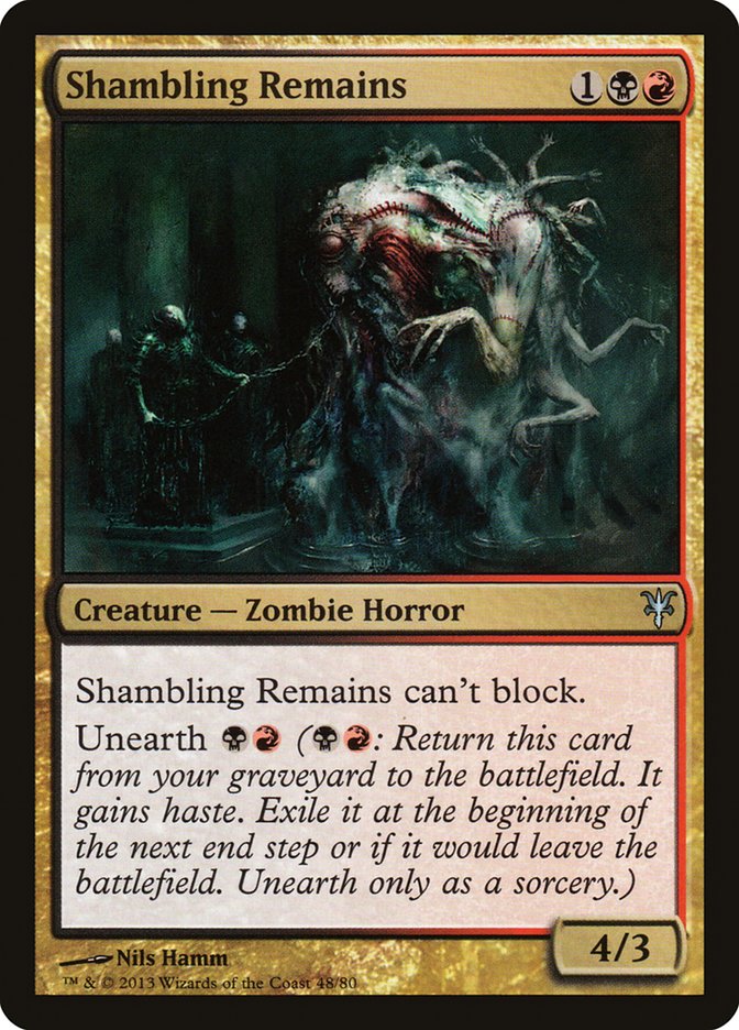 Shambling Remains [Duel Decks: Sorin vs. Tibalt] Magic: The Gathering