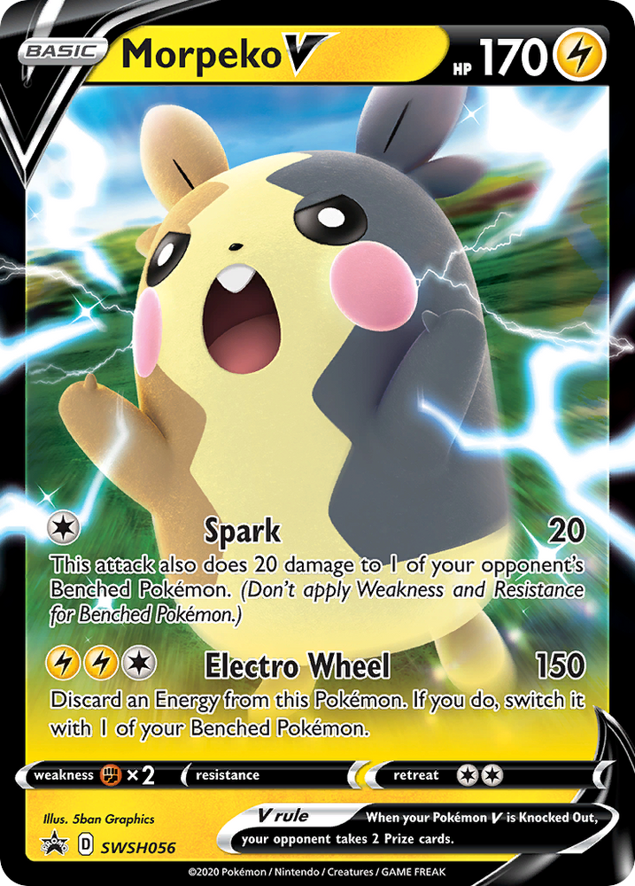 Morpeko V (SWSH056) [Sword & Shield: Black Star Promos] Pokémon