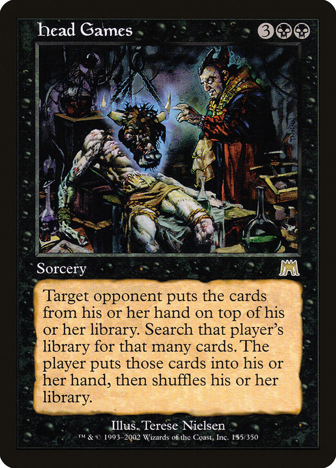 Head Games [Onslaught] Magic: The Gathering