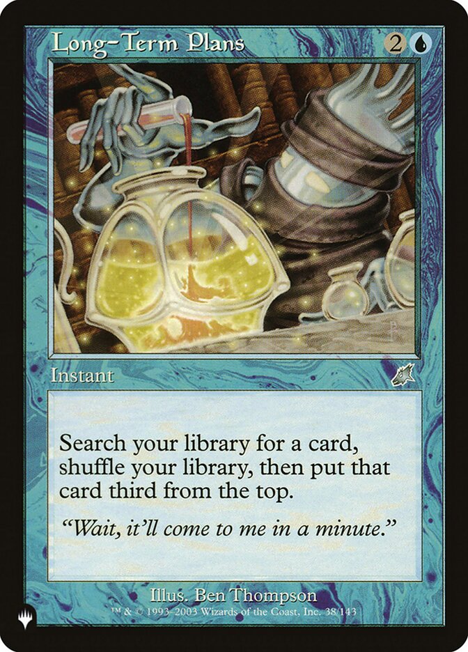 Long-Term Plans [Secret Lair: Heads I Win, Tails You Lose] Magic: The Gathering