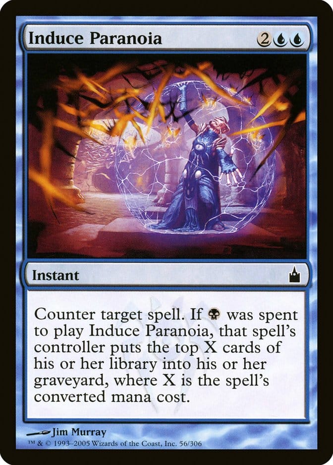 Induce Paranoia [Ravnica: City of Guilds] Magic: The Gathering