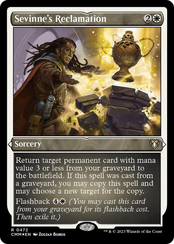 Sevinne's Reclamation (Foil Etched) [Commander Masters] Magic: The Gathering
