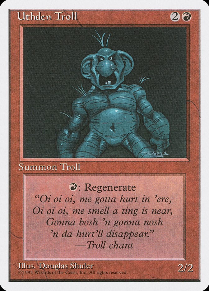 Uthden Troll [Fourth Edition] Magic: The Gathering