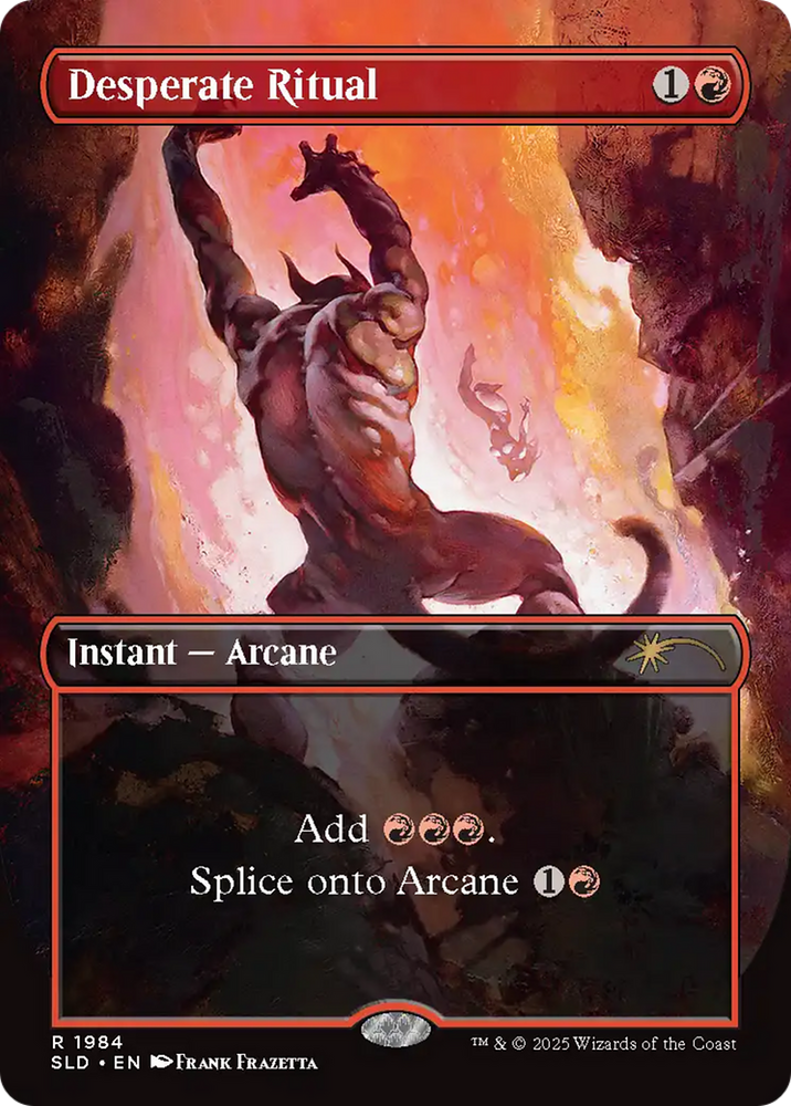 Desperate Ritual (1984) [Secret Lair Drop Series] Magic: The Gathering