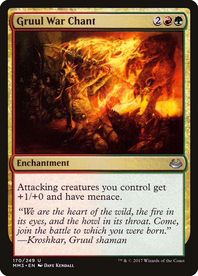 Gruul War Chant [Modern Masters 2017] Magic: The Gathering