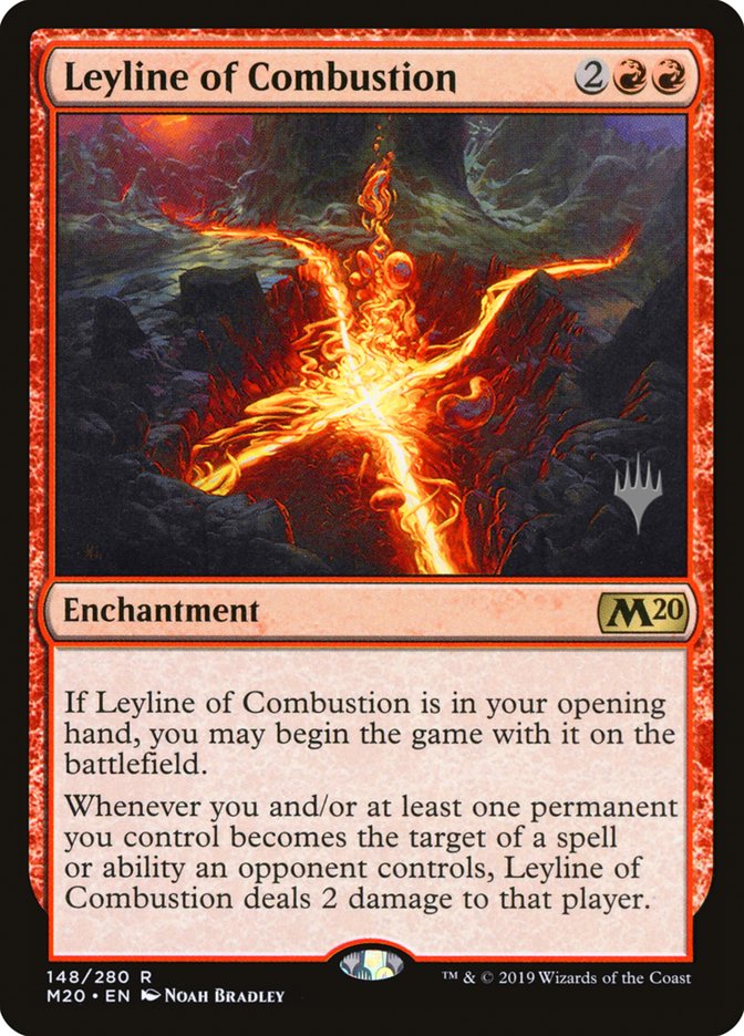 Leyline of Combustion (Promo Pack) [Core Set 2020 Promos] Magic: The Gathering